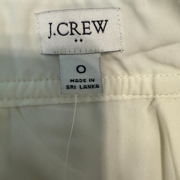 Women's‎ J.Crew Cream and Brown Plaid Mini A-Line Skirt Size 0 NEW - Picture 4 of 9